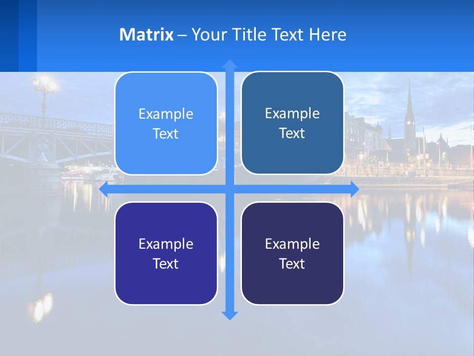Night Bridge PowerPoint Template