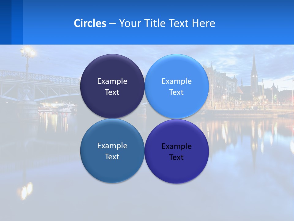 Night Bridge PowerPoint Template