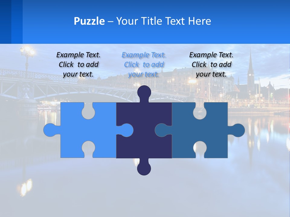 Night Bridge PowerPoint Template