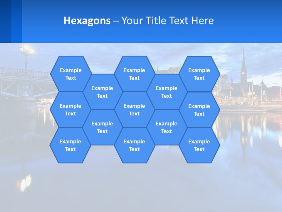 Night Bridge PowerPoint Template