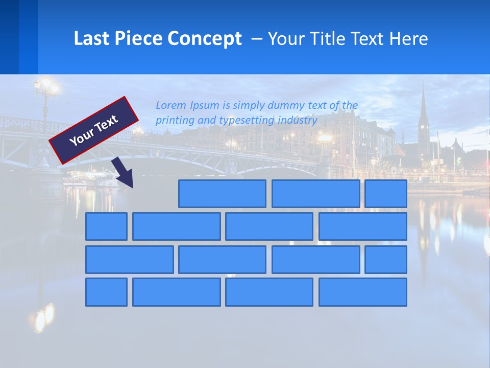 Night Bridge PowerPoint Template