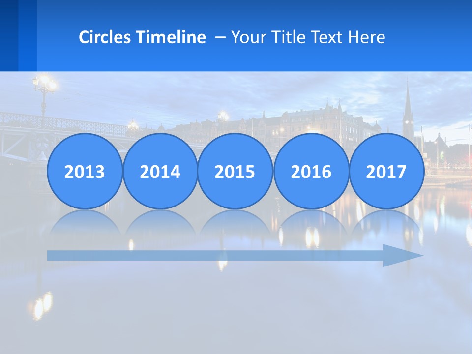 Night Bridge PowerPoint Template