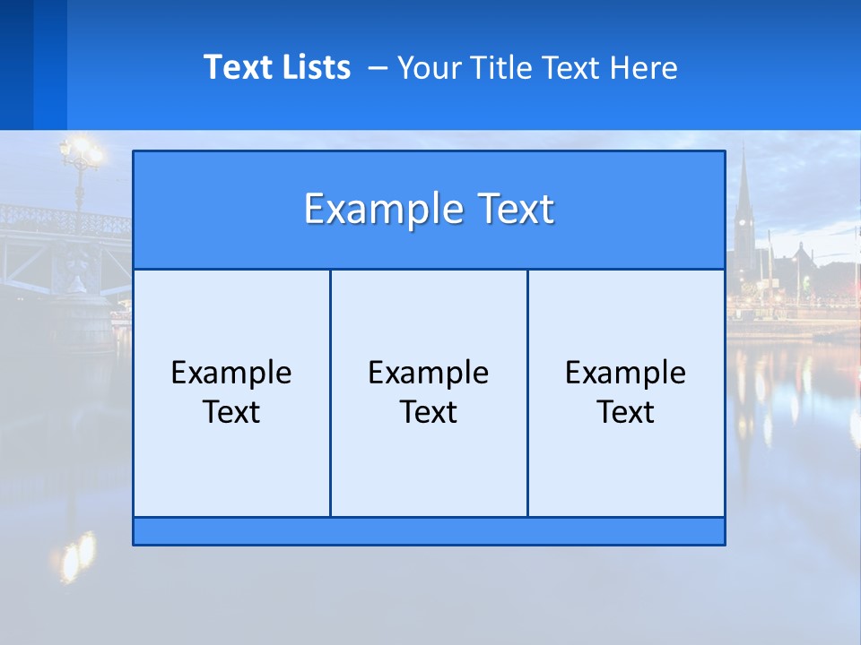 Night Bridge PowerPoint Template