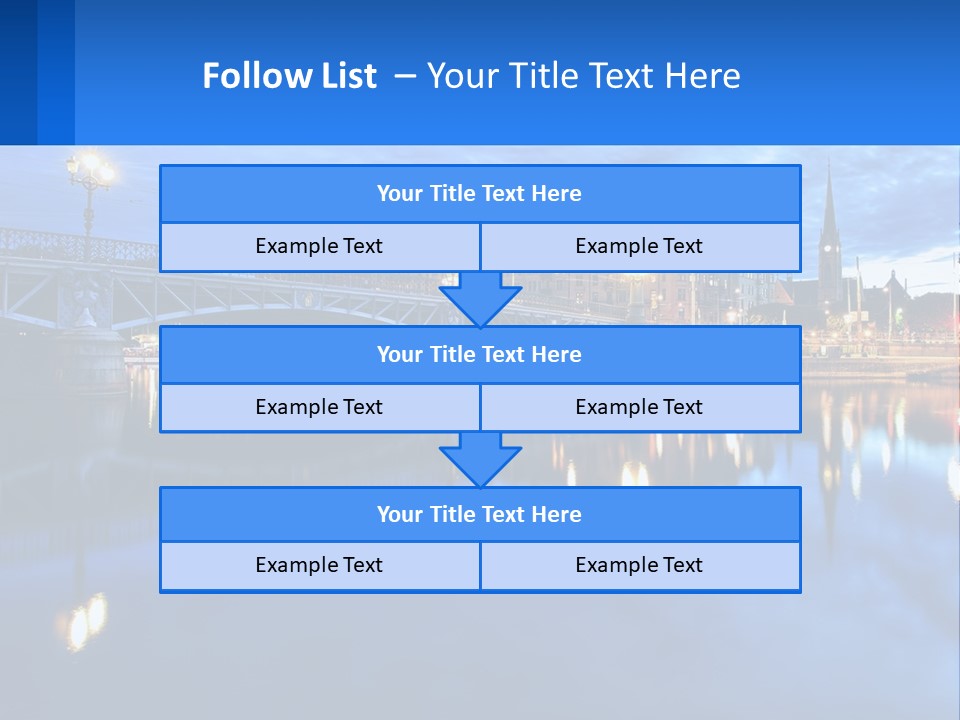 Night Bridge PowerPoint Template