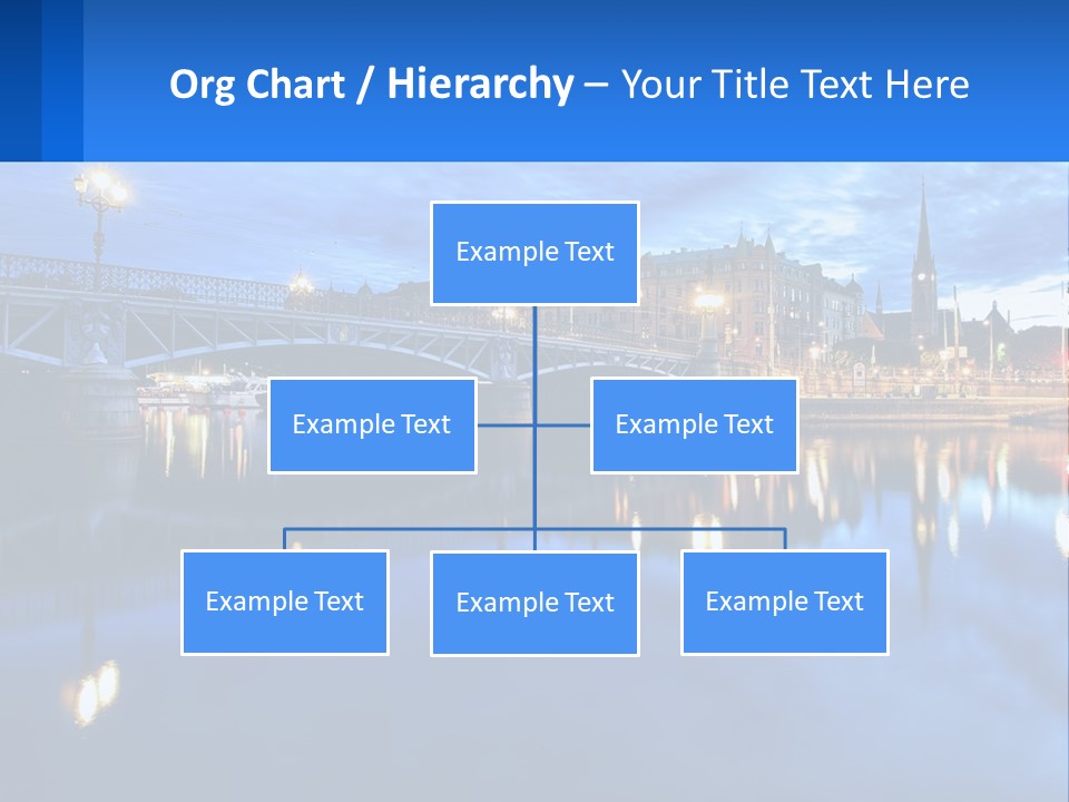 Night Bridge PowerPoint Template