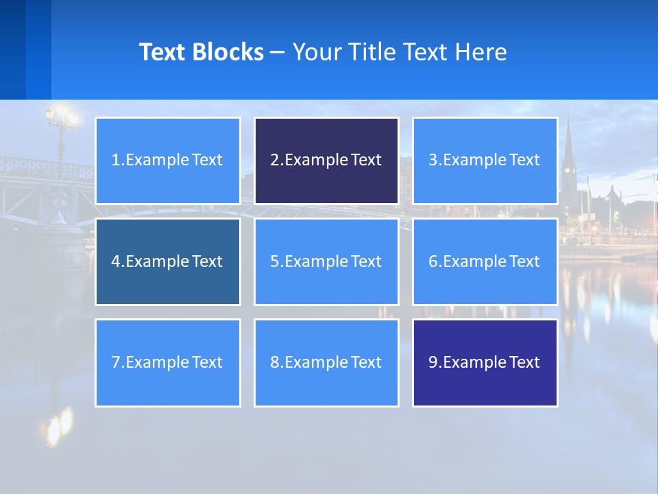 Night Bridge PowerPoint Template