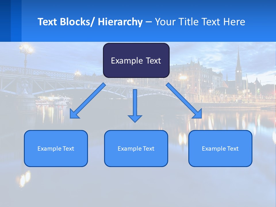 Night Bridge PowerPoint Template