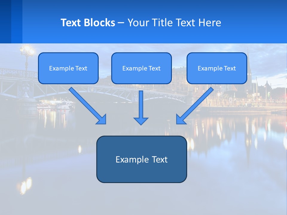 Night Bridge PowerPoint Template