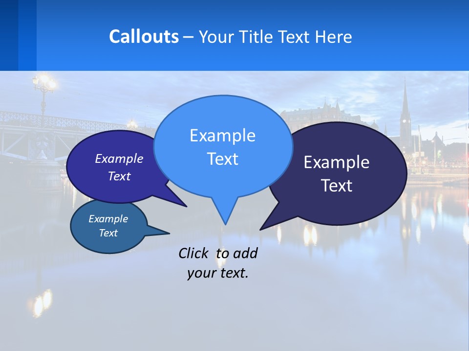 Night Bridge PowerPoint Template