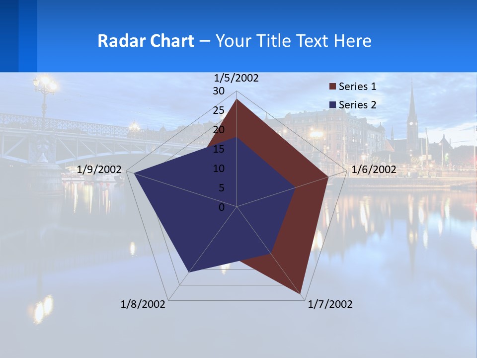 Night Bridge PowerPoint Template