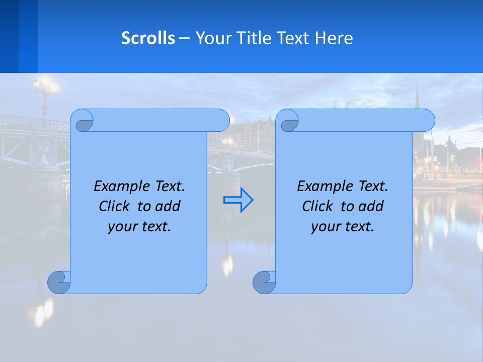 Night Bridge PowerPoint Template