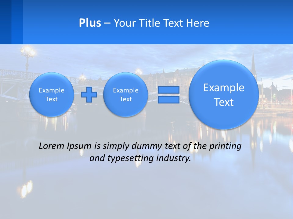 Night Bridge PowerPoint Template