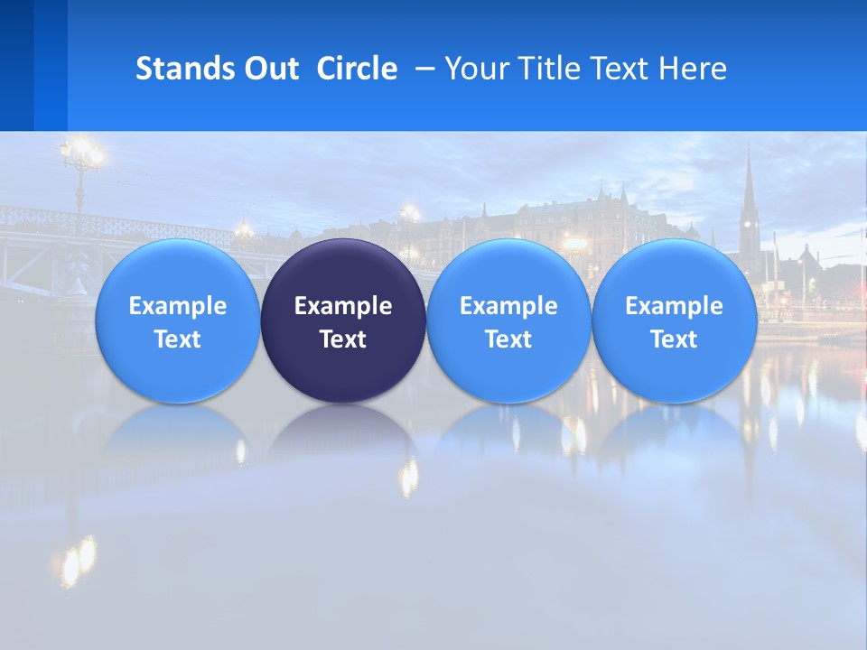 Night Bridge PowerPoint Template