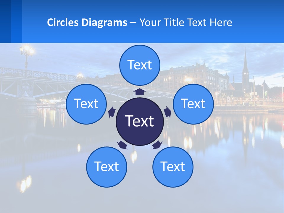 Night Bridge PowerPoint Template