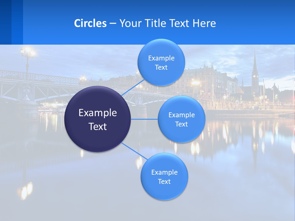 Night Bridge PowerPoint Template