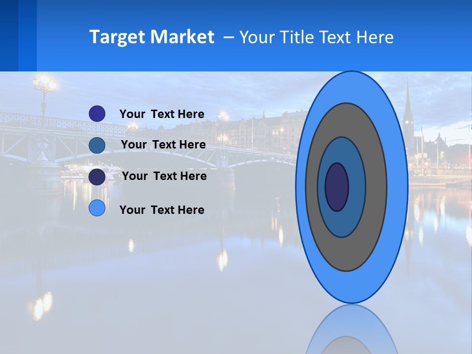 Night Bridge PowerPoint Template