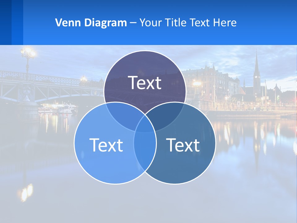 Night Bridge PowerPoint Template