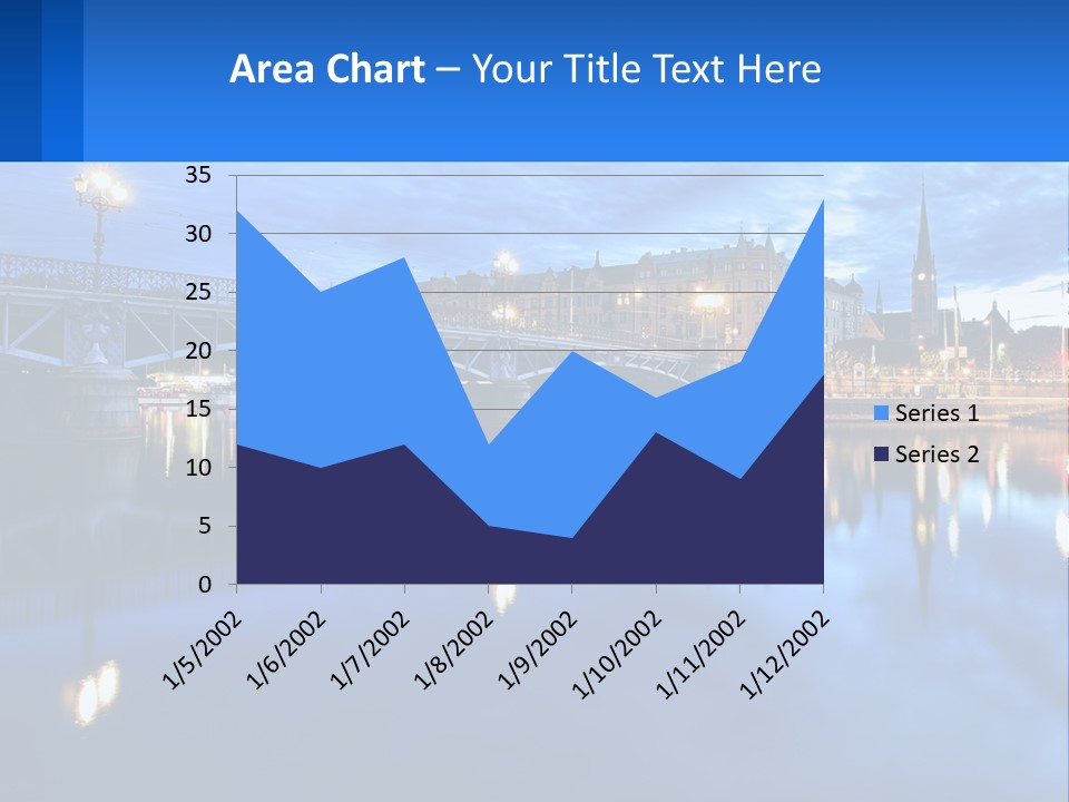 Night Bridge PowerPoint Template