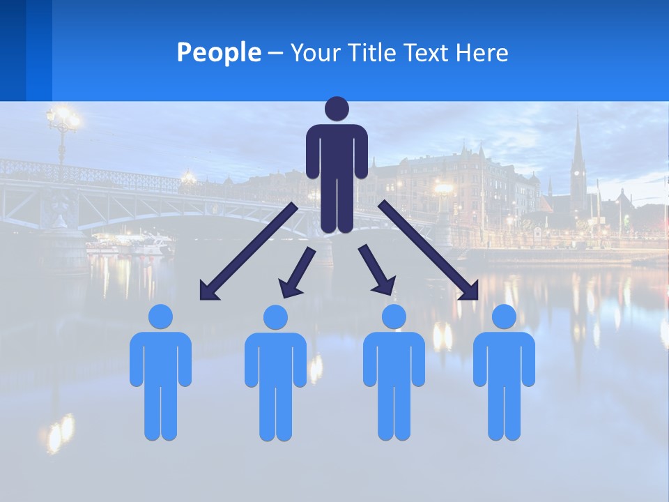 Night Bridge PowerPoint Template