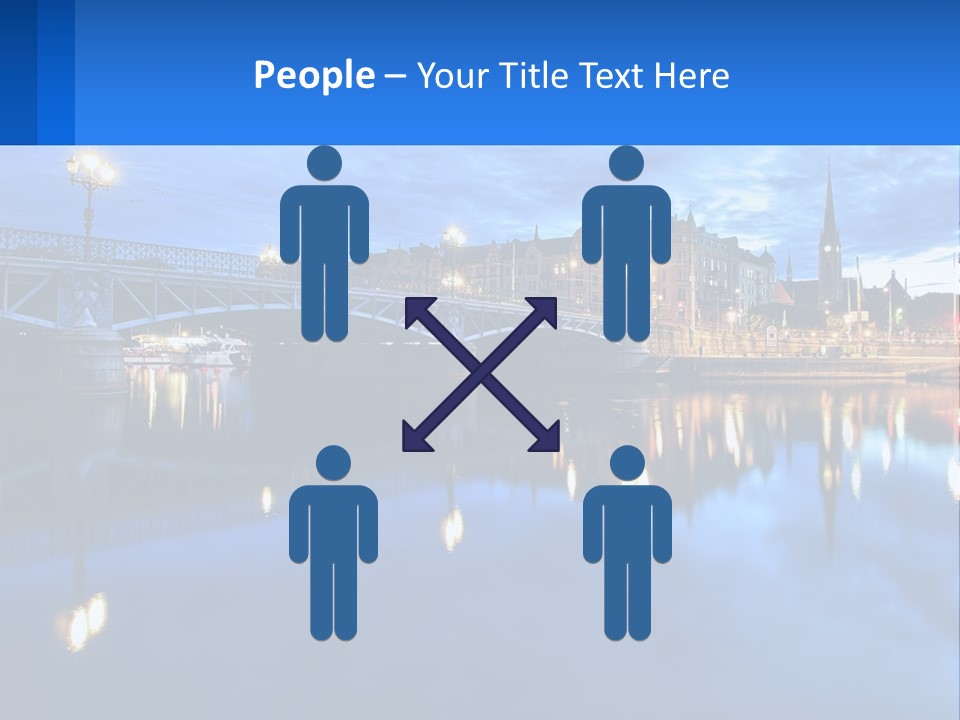 Night Bridge PowerPoint Template