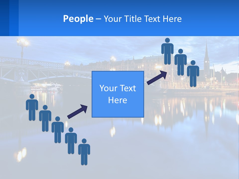 Night Bridge PowerPoint Template
