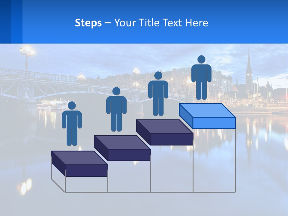 Night Bridge PowerPoint Template