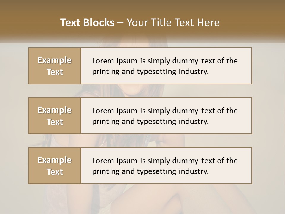 Girl In Sunglasses PowerPoint Template