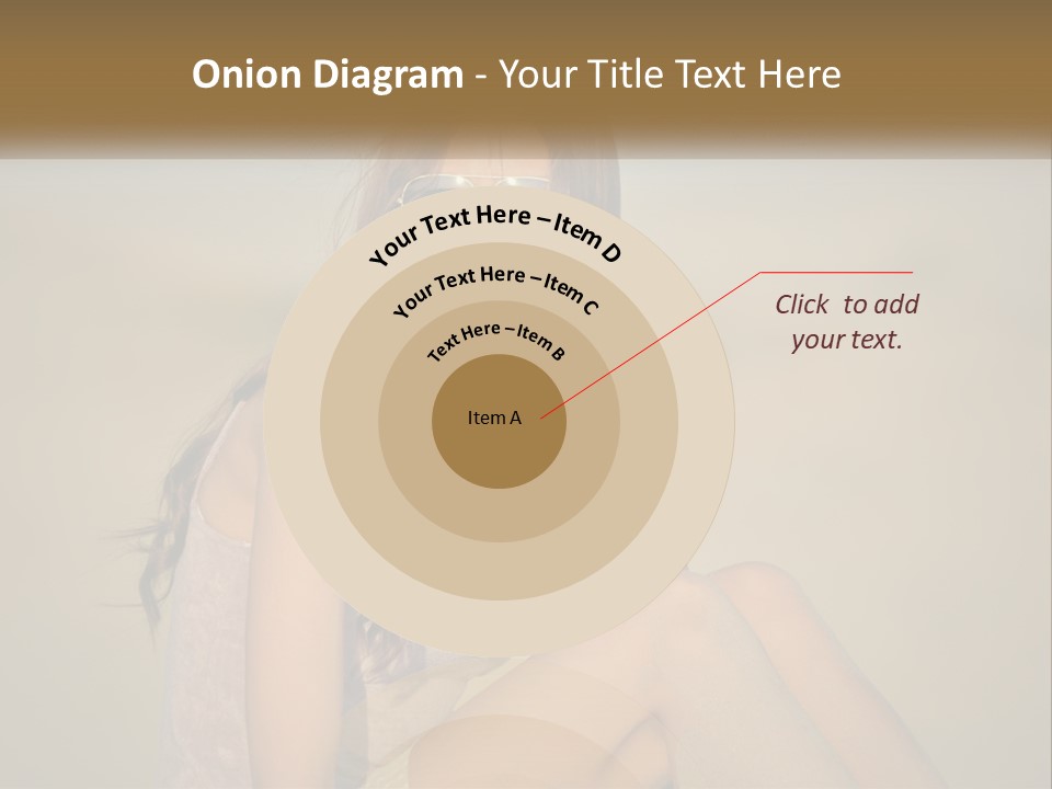 Girl In Sunglasses PowerPoint Template