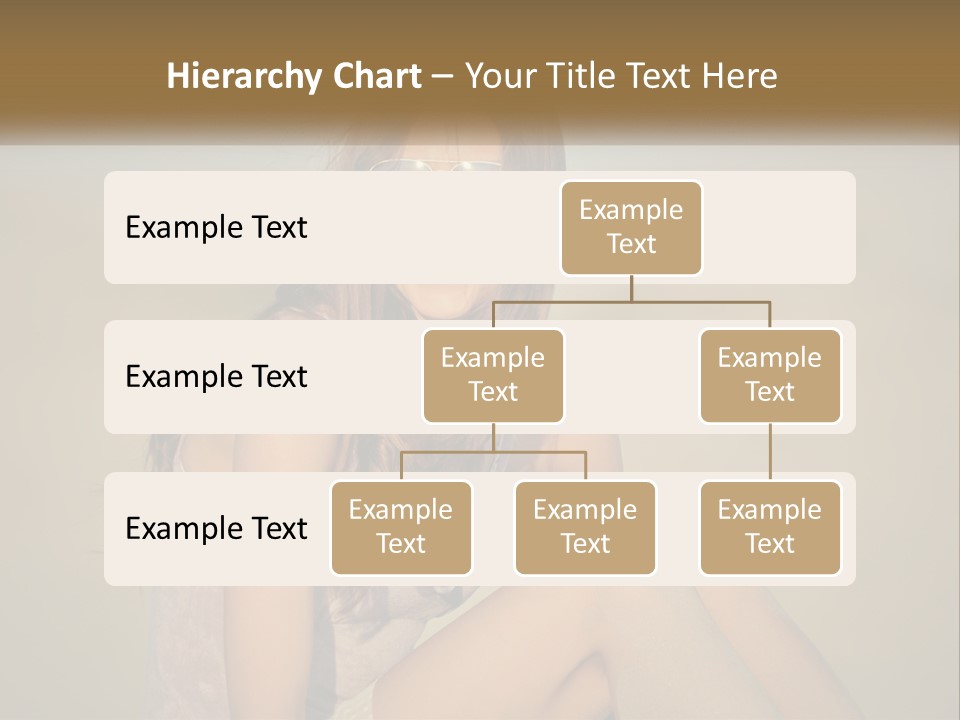 Girl In Sunglasses PowerPoint Template