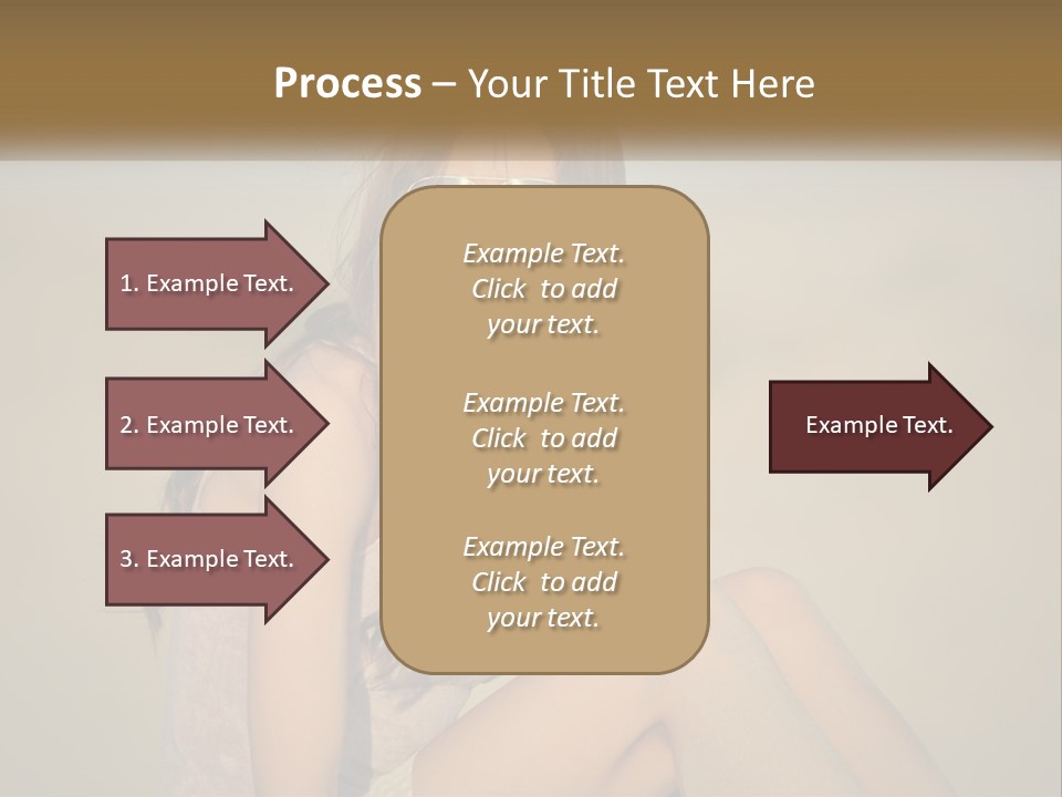 Girl In Sunglasses PowerPoint Template