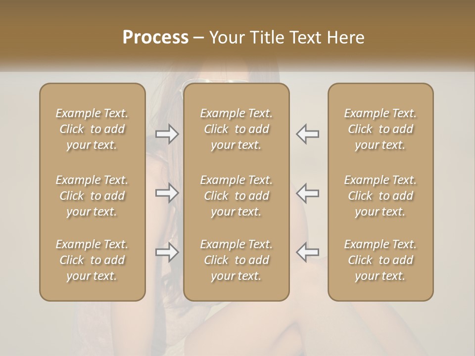 Girl In Sunglasses PowerPoint Template