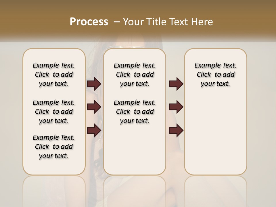 Girl In Sunglasses PowerPoint Template