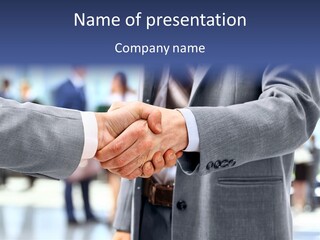 Handshake PowerPoint Template