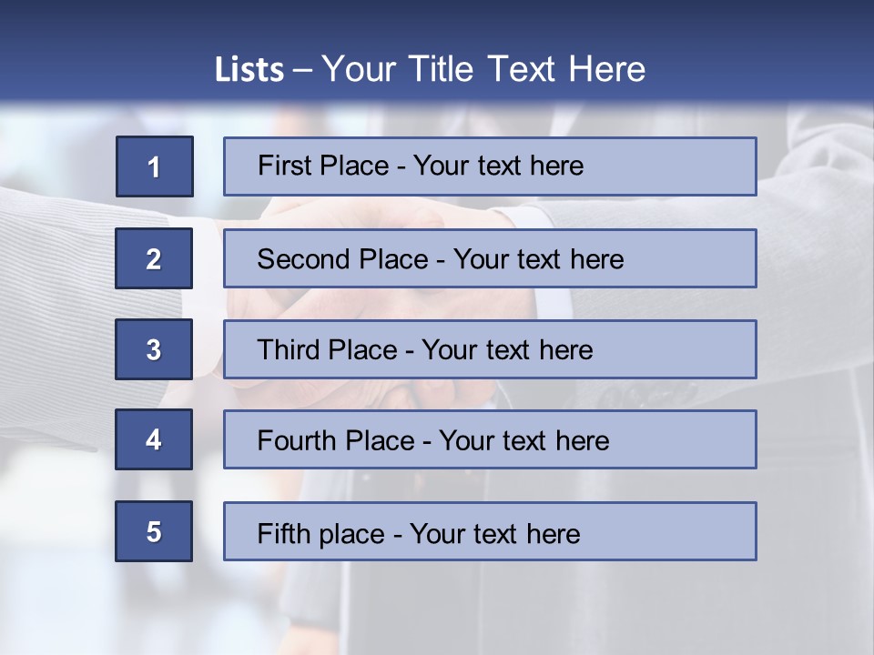 Handshake PowerPoint Template