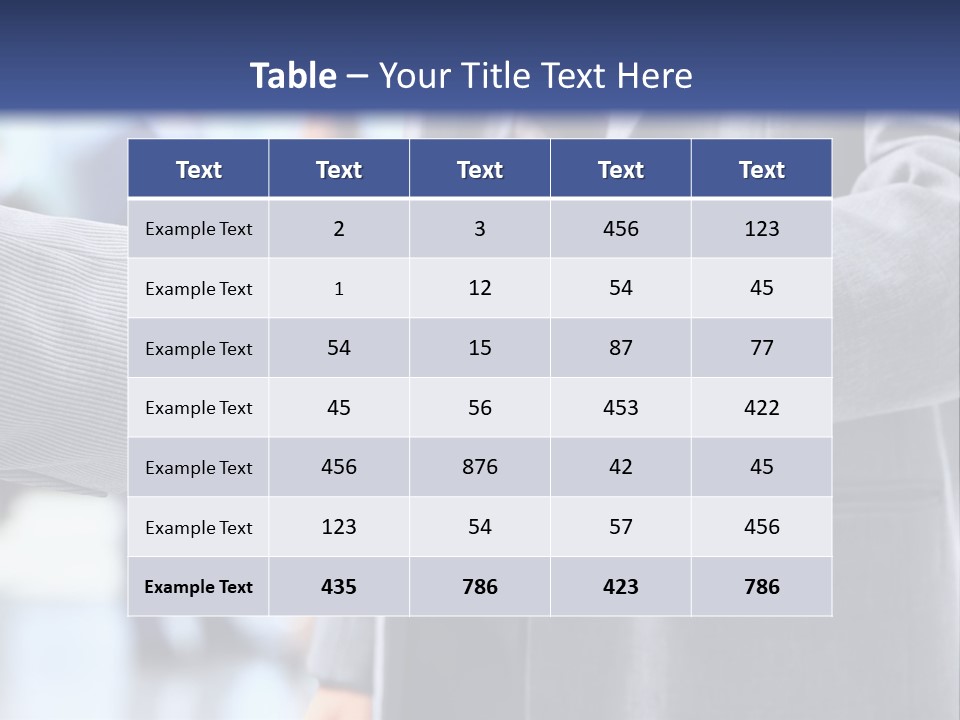 Handshake PowerPoint Template