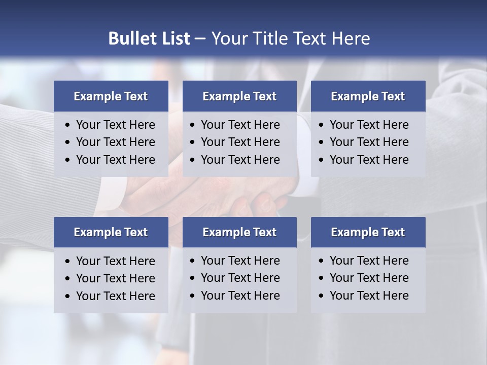 Handshake PowerPoint Template