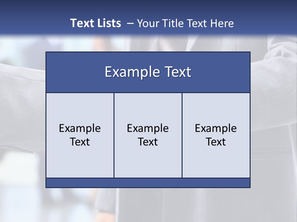 Handshake PowerPoint Template