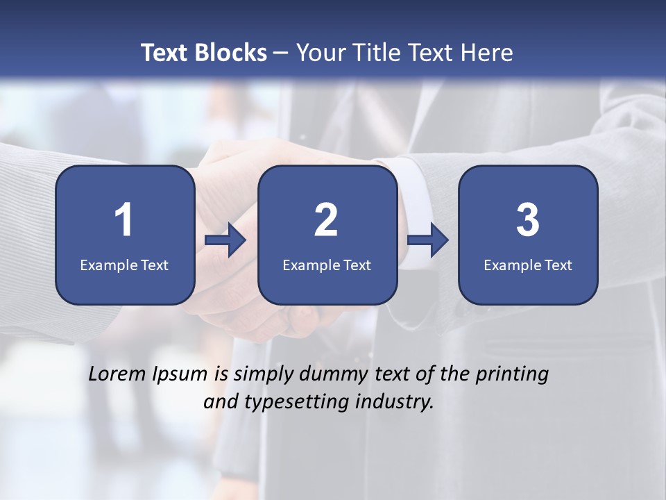 Handshake PowerPoint Template