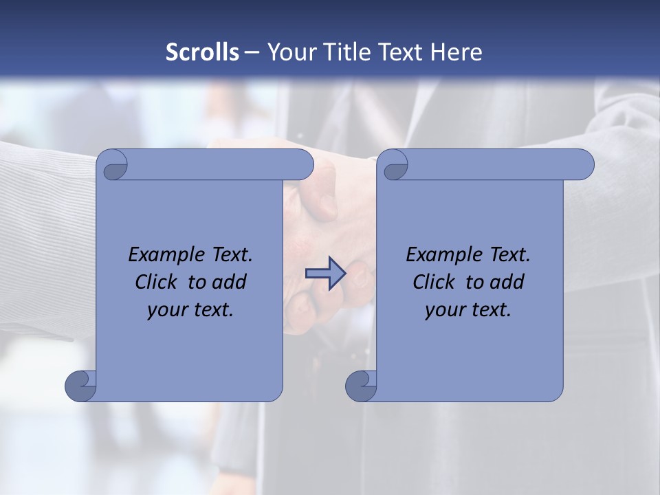 Handshake PowerPoint Template