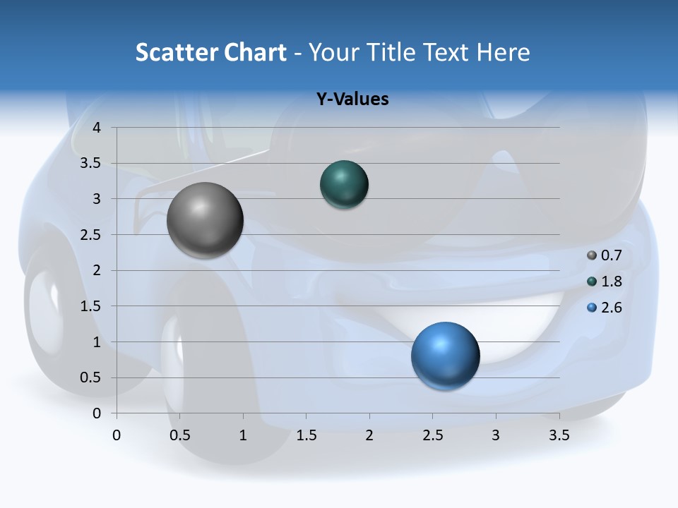 Illustration Of A Car With Glasses PowerPoint Template
