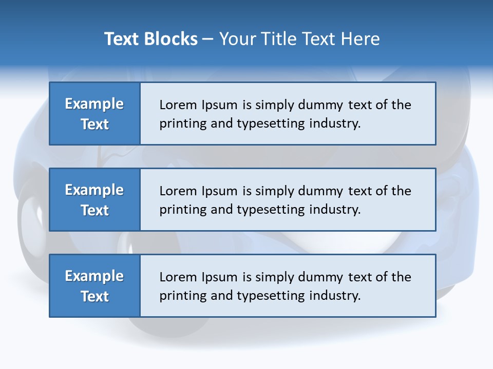 Illustration Of A Car With Glasses PowerPoint Template