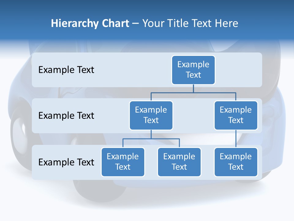 Illustration Of A Car With Glasses PowerPoint Template