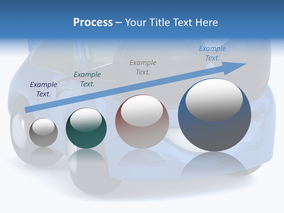 Illustration Of A Car With Glasses PowerPoint Template