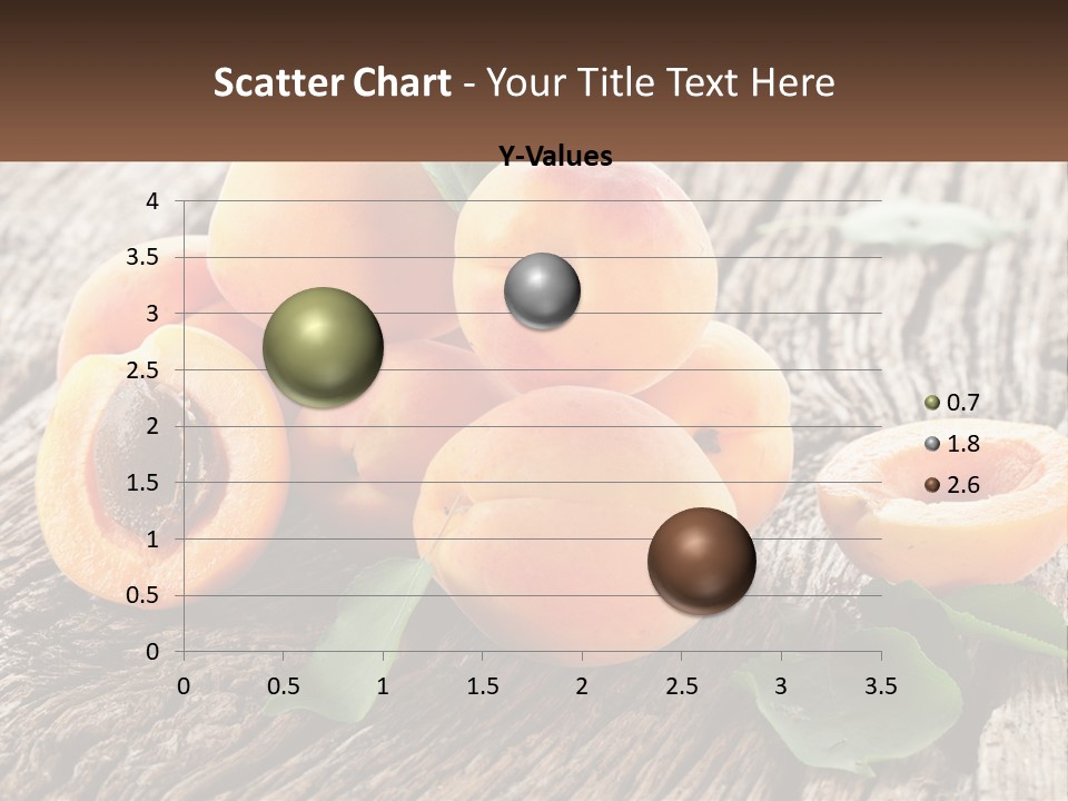 Apricots On A Bench PowerPoint Template
