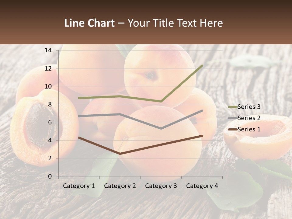 Apricots On A Bench PowerPoint Template