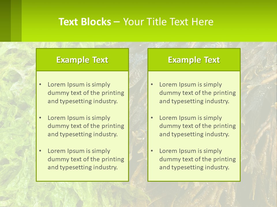 Seaweed PowerPoint Template