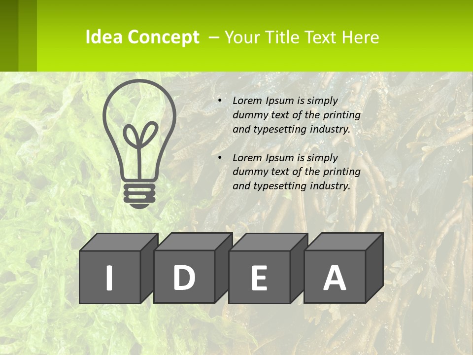 Seaweed PowerPoint Template