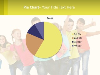 Group Of Children PowerPoint Template