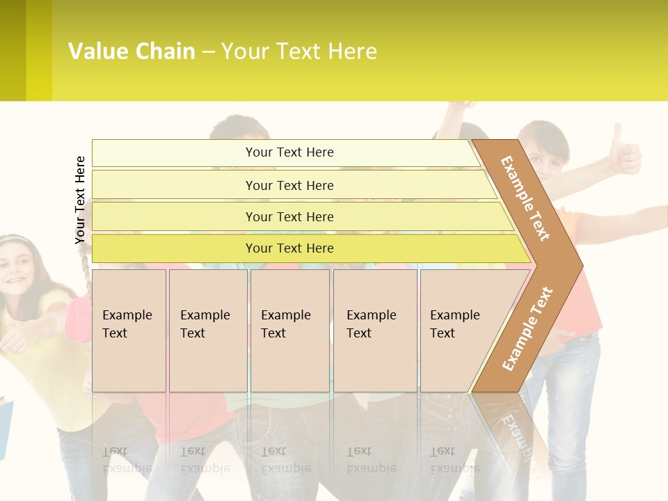 Group Of Children PowerPoint Template