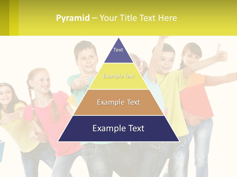 Group Of Children PowerPoint Template